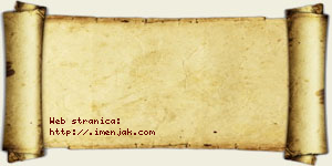 Julijana Tošović vizit kartica